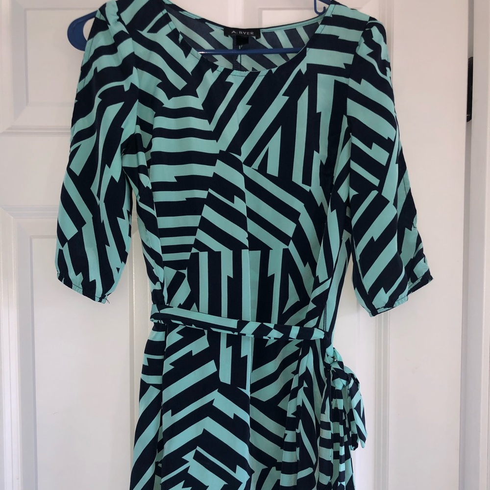 Above the knee A. Byer dress